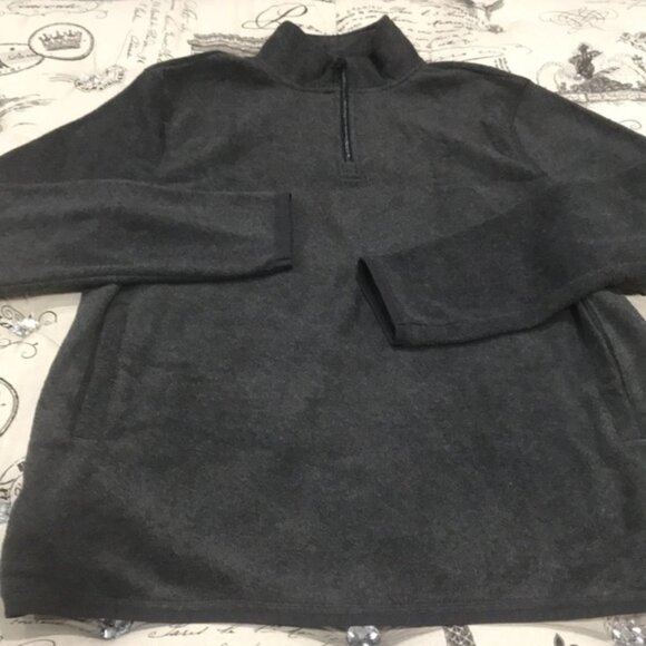 Joe Fresh Men's Quarter Zip Fleece Top - Picture 5 of 7